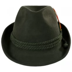 Jaxon Hats Alpine Wool Felt Fedora Hat