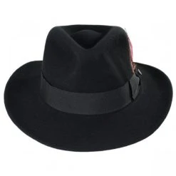 Jaxon Hats Ford Crushable Wool Felt Fedora Hat
