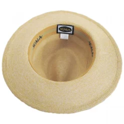 Scala Slider Toyo Straw Safari Fedora Hat -Brixton Hats shop 354932