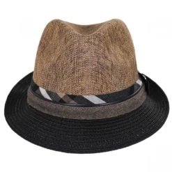 Stacy Adams Roxbury Toyo Straw Blend Fedora Hat