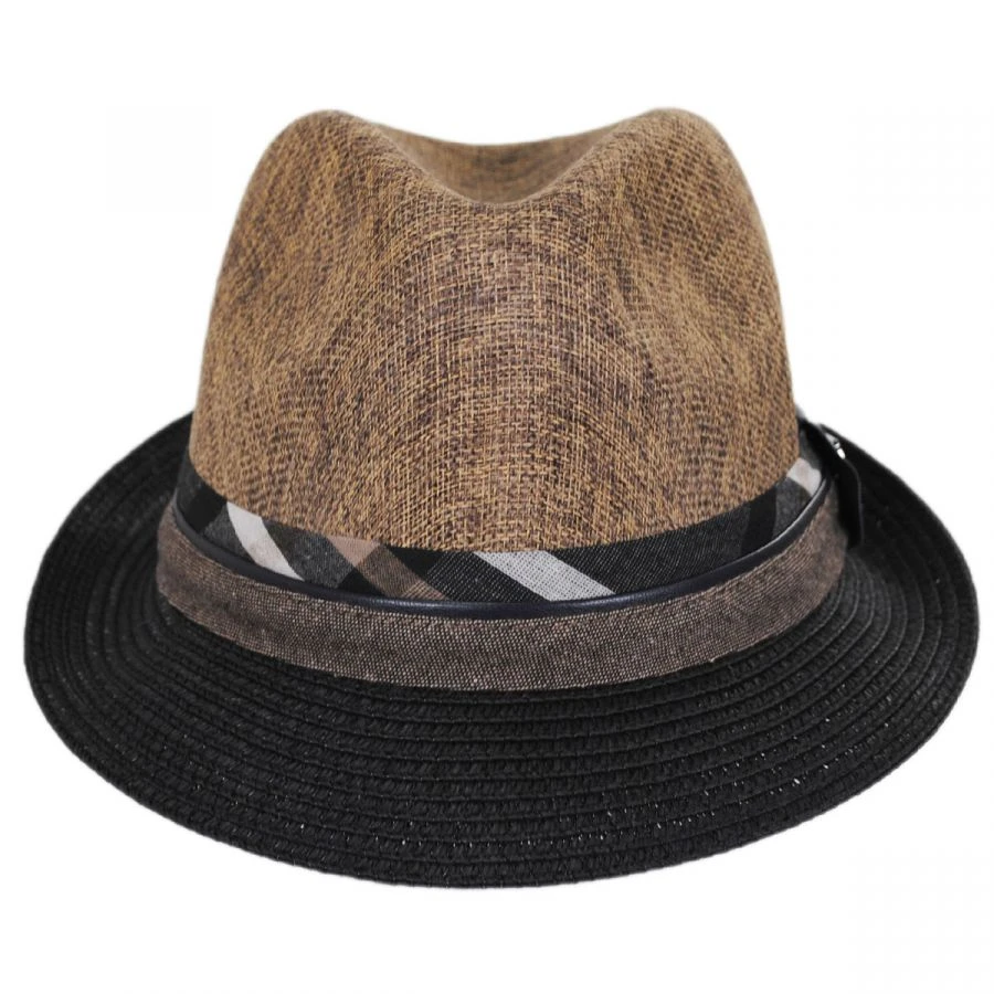 Stacy Adams Roxbury Toyo Straw Blend Fedora Hat 3 Stacy Adams Roxbury Toyo Straw Blend Fedora Hat