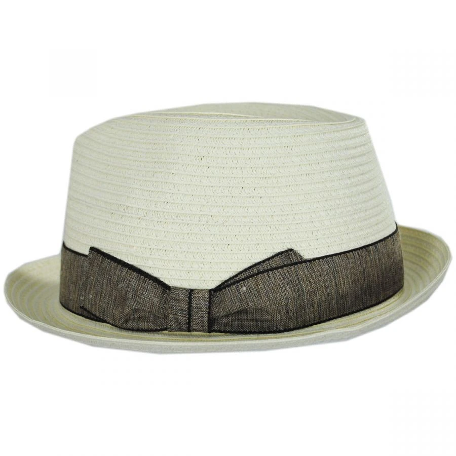 Stefeno Luigi Toyo Straw Fedora Hat 4 Stefeno Luigi Toyo Straw Fedora Hat - Image 2