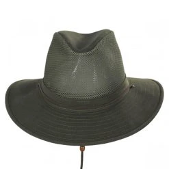Henschel Mesh Cotton Aussie Fedora Hat