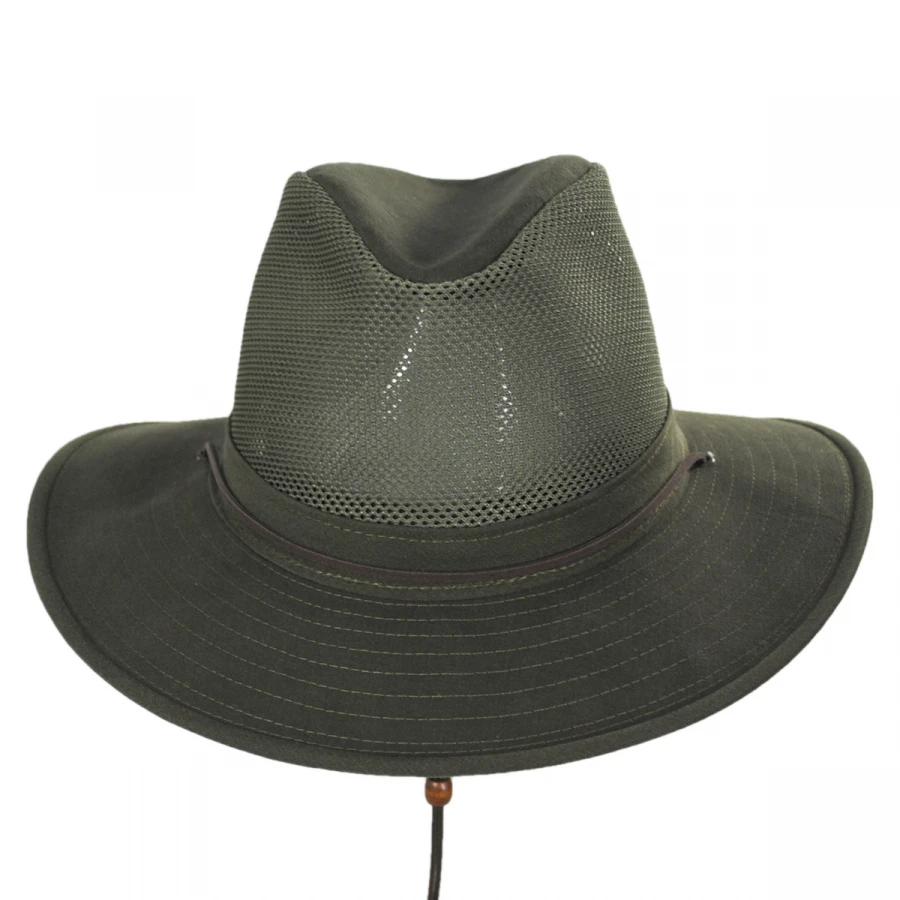 Henschel Mesh Cotton Aussie Fedora Hat 3 Henschel Mesh Cotton Aussie Fedora Hat