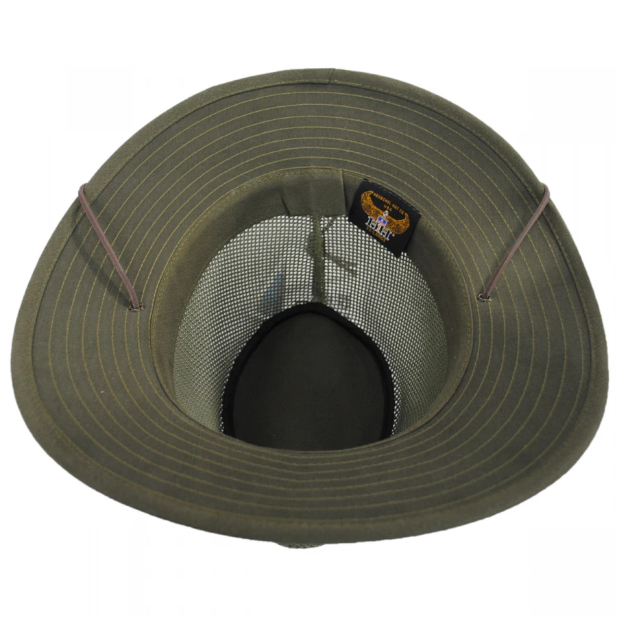 Henschel Mesh Cotton Aussie Fedora Hat 5 Henschel Mesh Cotton Aussie Fedora Hat - Image 3