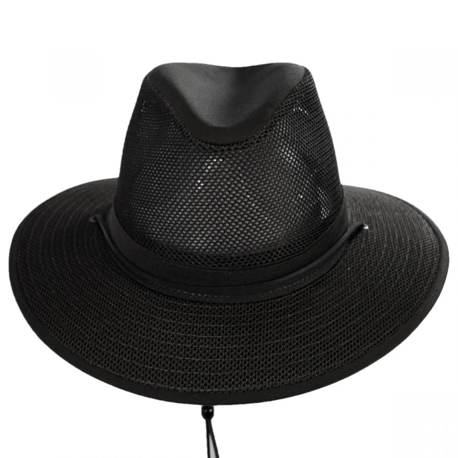 Henschel Packable Mesh Aussie Fedora Hat 3 Henschel Packable Mesh Aussie Fedora Hat