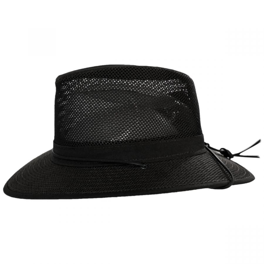 Henschel Packable Mesh Aussie Fedora Hat 4 Henschel Packable Mesh Aussie Fedora Hat - Image 2