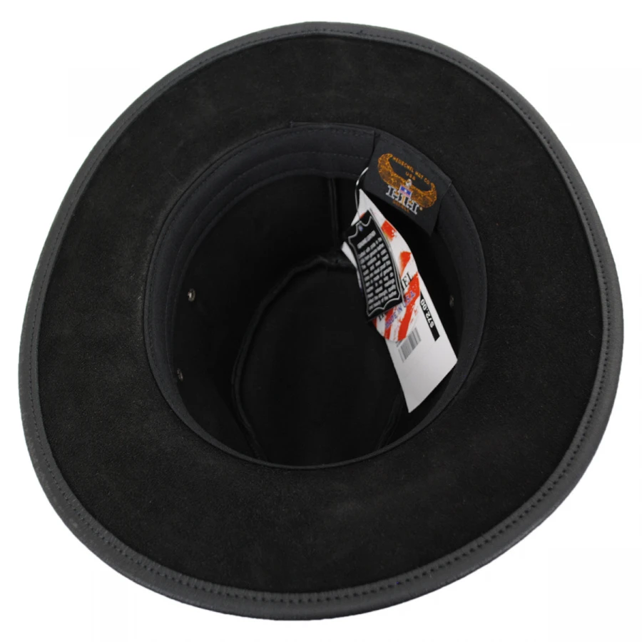 Henschel Leather Safari Fedora Hat 5 Henschel Leather Safari Fedora Hat - Image 3