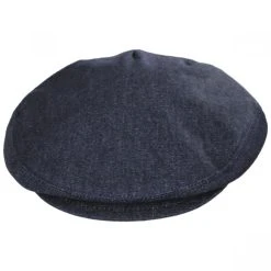 Stefeno Curry Denim Cotton And Linen Ivy Cap
