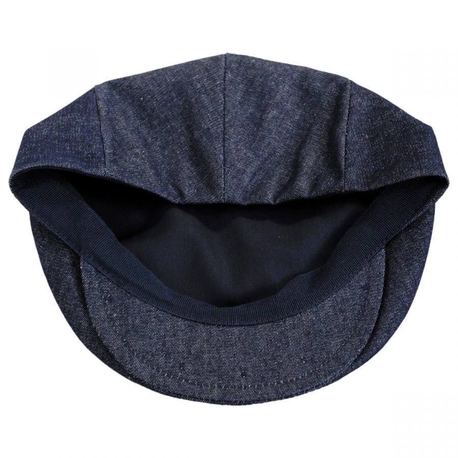 Stefeno Curry Denim Cotton And Linen Ivy Cap 5 Stefeno Curry Denim Cotton And Linen Ivy Cap - Image 3