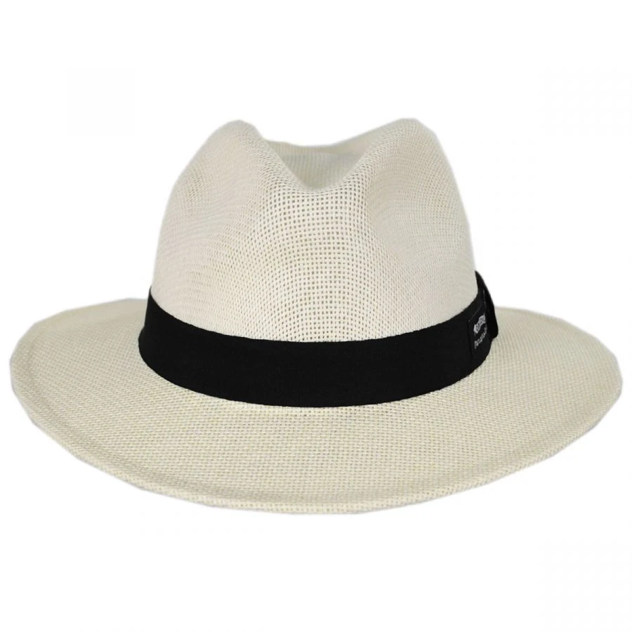 Panama Jack Kingfin Toyo Straw Safari Fedora Hat 3 Panama Jack Kingfin Toyo Straw Safari Fedora Hat