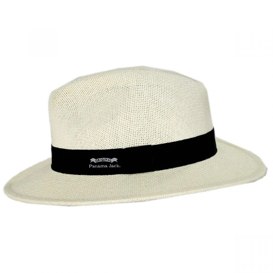 Panama Jack Kingfin Toyo Straw Safari Fedora Hat 4 Panama Jack Kingfin Toyo Straw Safari Fedora Hat - Image 2