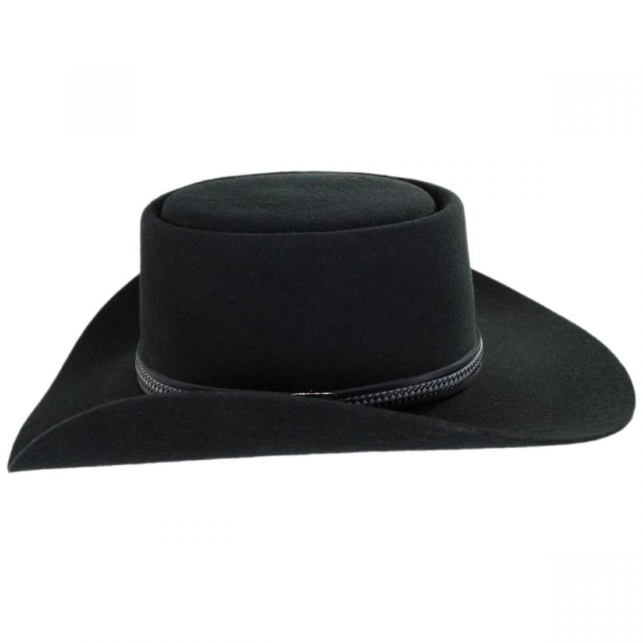 Stetson John Wayne Chinook Wool Felt Gambler Hat 4 Stetson John Wayne Chinook Wool Felt Gambler Hat - Image 2