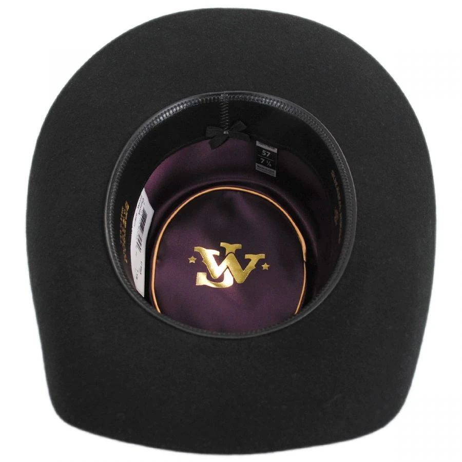 Stetson John Wayne Chinook Wool Felt Gambler Hat 5 Stetson John Wayne Chinook Wool Felt Gambler Hat - Image 3