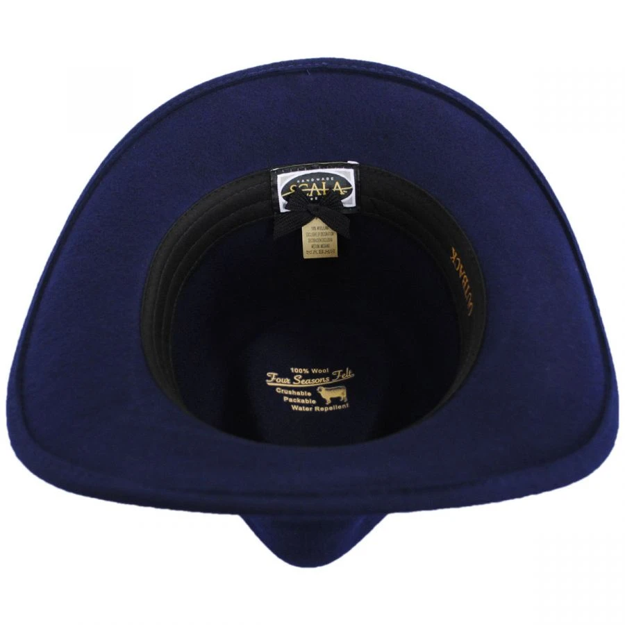 Scala Dakota Wool Crushable Outback Hat 5 Scala Dakota Wool Crushable Outback Hat - Image 3