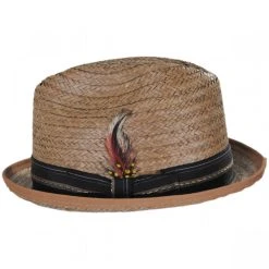 New York Hat Company Coconut Straw Stingy Fedora Hat 6 New York Hat Company Coconut Straw Stingy Fedora Hat -Brixton Hats shop 379715