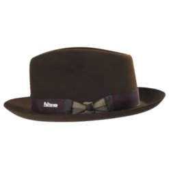 Biltmore Cassatt Reversible Band Fur Felt Fedora Hat -Brixton Hats shop 380699