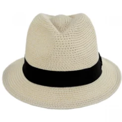 Scala Summerville Polybraid Fedora Hat
