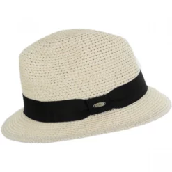 Scala Summerville Polybraid Fedora Hat 6 Scala Summerville Polybraid Fedora Hat -Brixton Hats shop 393398