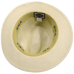 Scala Augusta Crushable Toyo Braid Safari Fedora Hat 7 Scala Augusta Crushable Toyo Braid Safari Fedora Hat -Brixton Hats shop 393605
