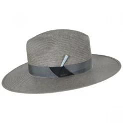 Bailey Magness Shantung Straw Fedora Hat