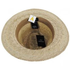 Brixton Hats Messer Palm Straw Fedora Hat -Brixton Hats shop 399594