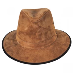 Stetson Chelan Suede Leather Safari Fedora Hat