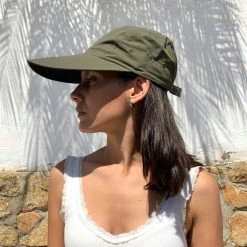 Torrey Hats Torrey UPF 50+ Long Bill Adjustable Baseball Cap - Olive
