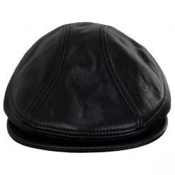 New York Hat Company 1900 Lambskin Leather Ivy Cap