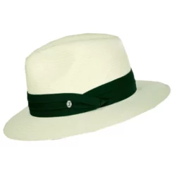 Jaxon Hats Toyo Straw Safari Fedora Hat - Green Band 6 Jaxon Hats Toyo Straw Safari Fedora Hat - Green Band -Brixton Hats shop 403002
