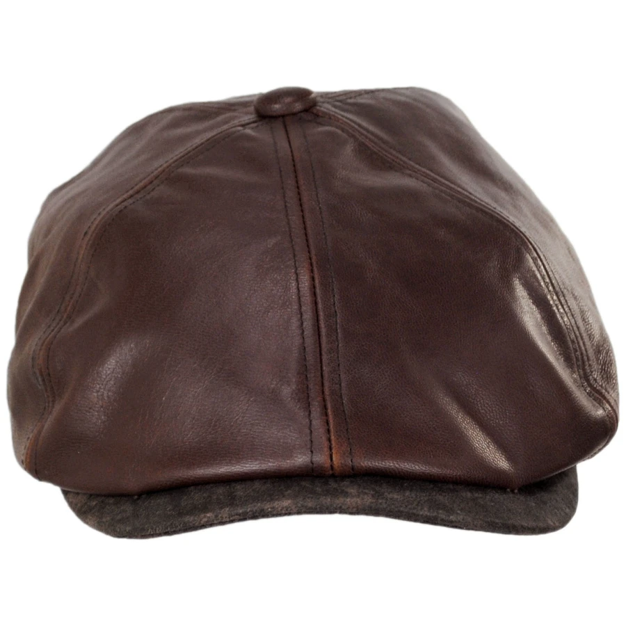 Jaxon Hats Leather Suede Newsboy Cap 3 Jaxon Hats Leather Suede Newsboy Cap