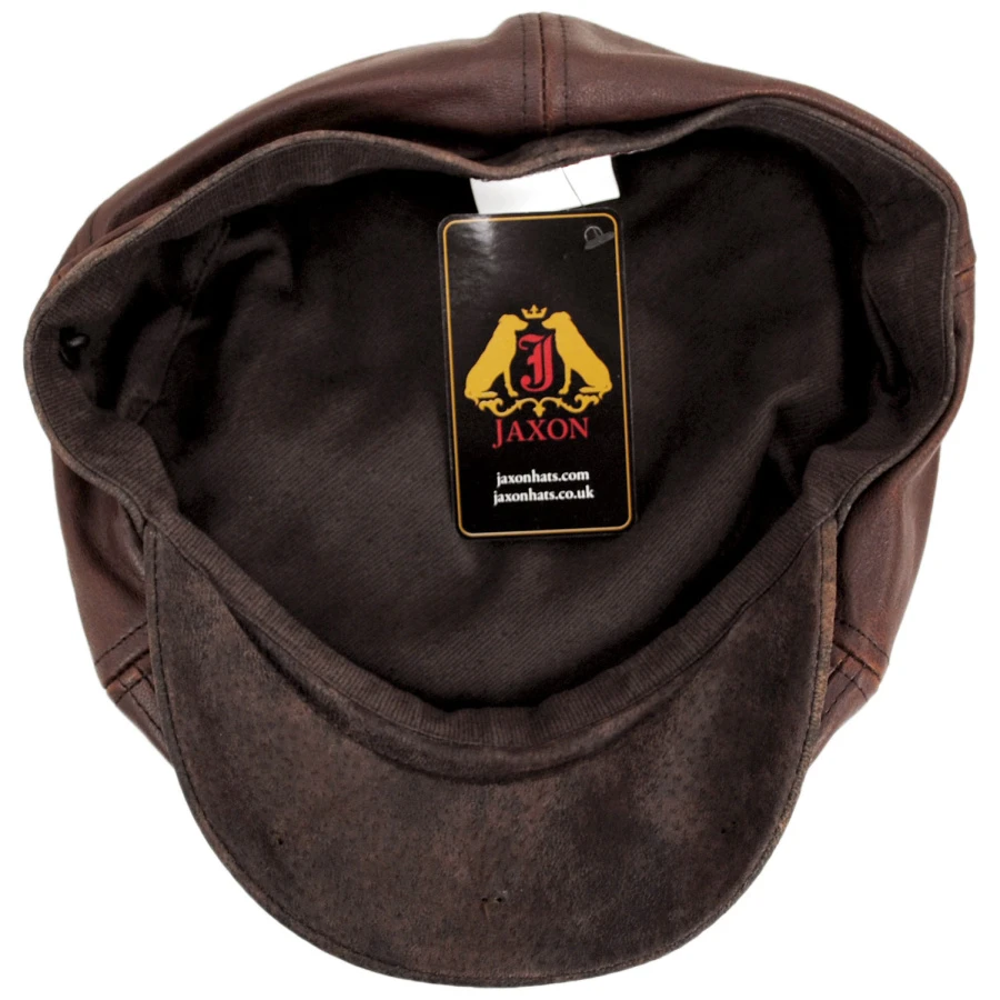 Jaxon Hats Leather Suede Newsboy Cap 5 Jaxon Hats Leather Suede Newsboy Cap - Image 3