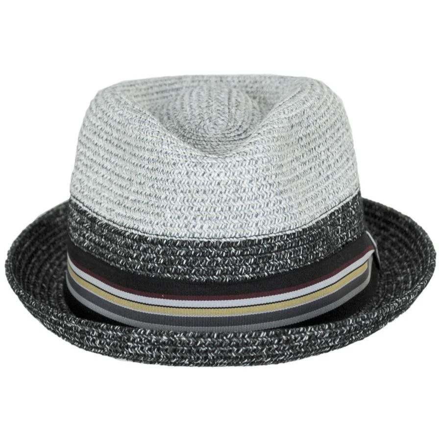Bailey Rokit Toyo Straw Braid Trilby Fedora Hat 3 Bailey Rokit Toyo Straw Braid Trilby Fedora Hat