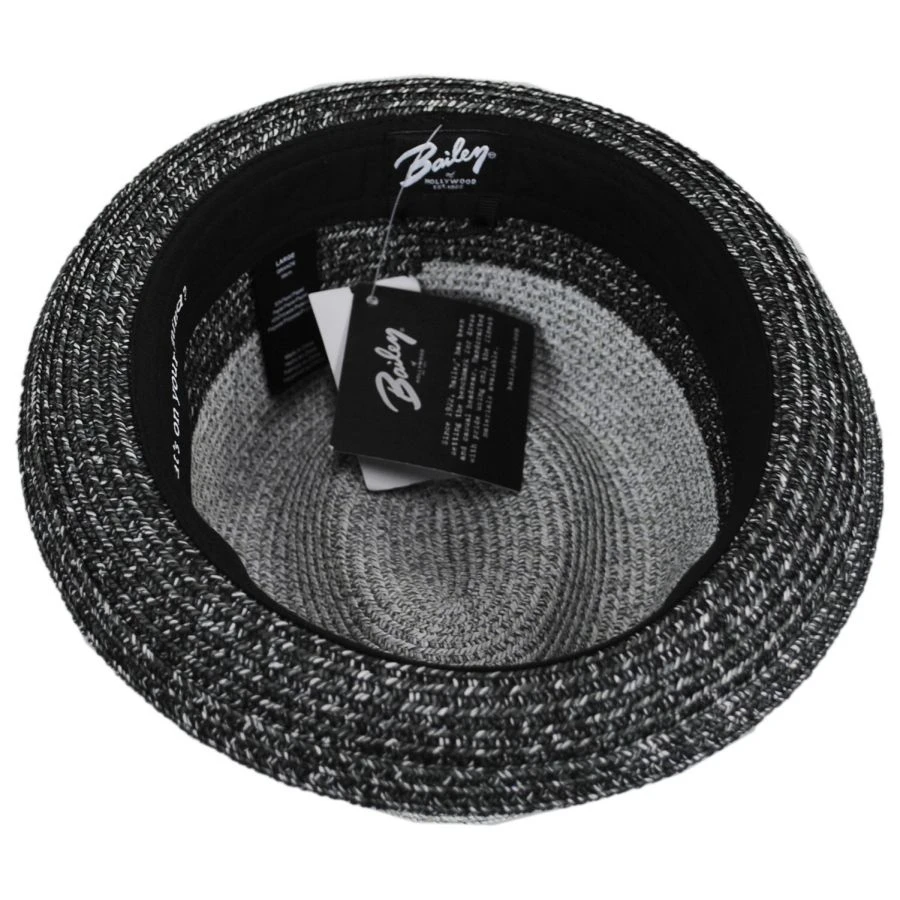 Bailey Rokit Toyo Straw Braid Trilby Fedora Hat 5 Bailey Rokit Toyo Straw Braid Trilby Fedora Hat - Image 3