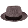 Bailey Ronit Toyo Straw Blend Trilby Fedora Hat 1 Bailey Ronit Toyo Straw Blend Trilby Fedora Hat -Brixton Hats shop 405284