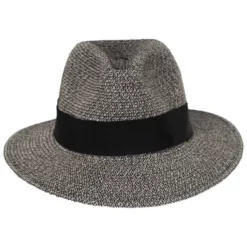 Bailey Mullan Toyo Straw Blend Safari Fedora Hat