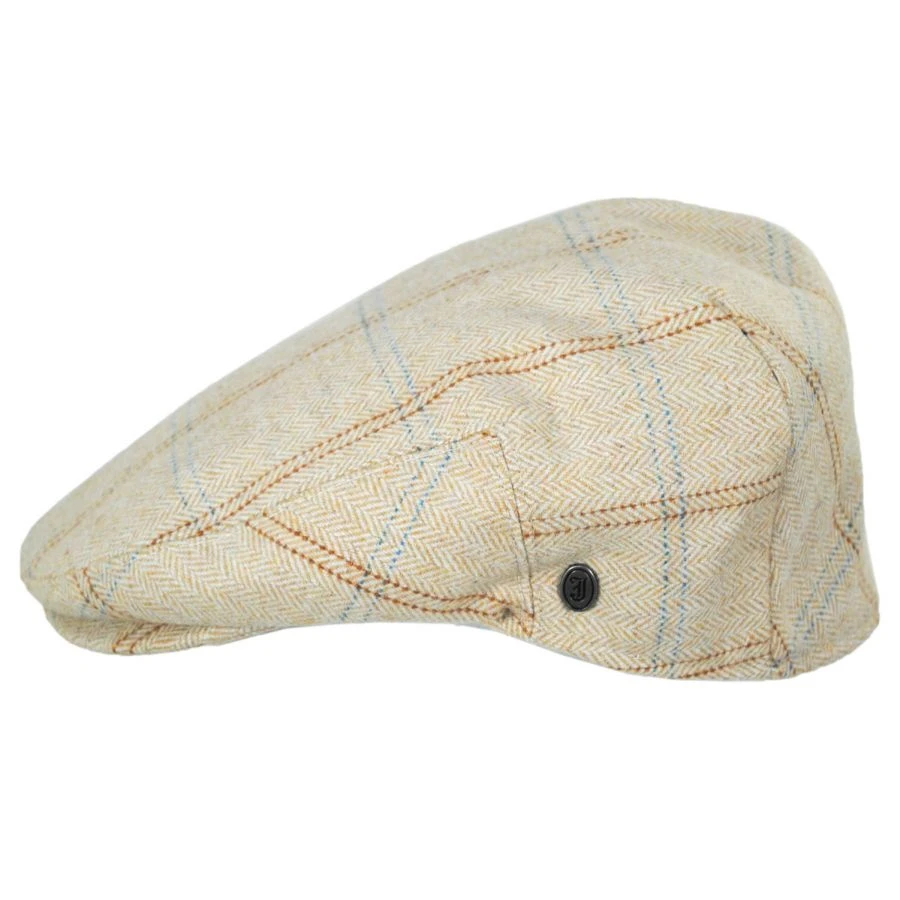 Jaxon Hats Skyline Herringbone Overcheck Wool Blend Ivy Cap 4 Jaxon Hats Skyline Herringbone Overcheck Wool Blend Ivy Cap - Image 2