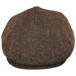 Jaxon Hats Bird Rock Herringbone Wool Blend Ivy Cap