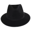 Brixton Hats Messer Packable Wool Felt Fedora Hat - Black 1 Brixton Hats Messer Packable Wool Felt Fedora Hat - Black -Brixton Hats shop 407418