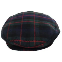 Baskerville Hat Company Pelham Plaid Wool Ivy Cap