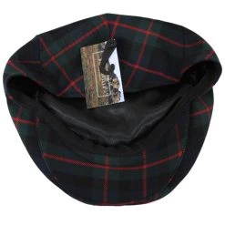Baskerville Hat Company Pelham Plaid Wool Ivy Cap -Brixton Hats shop 408354