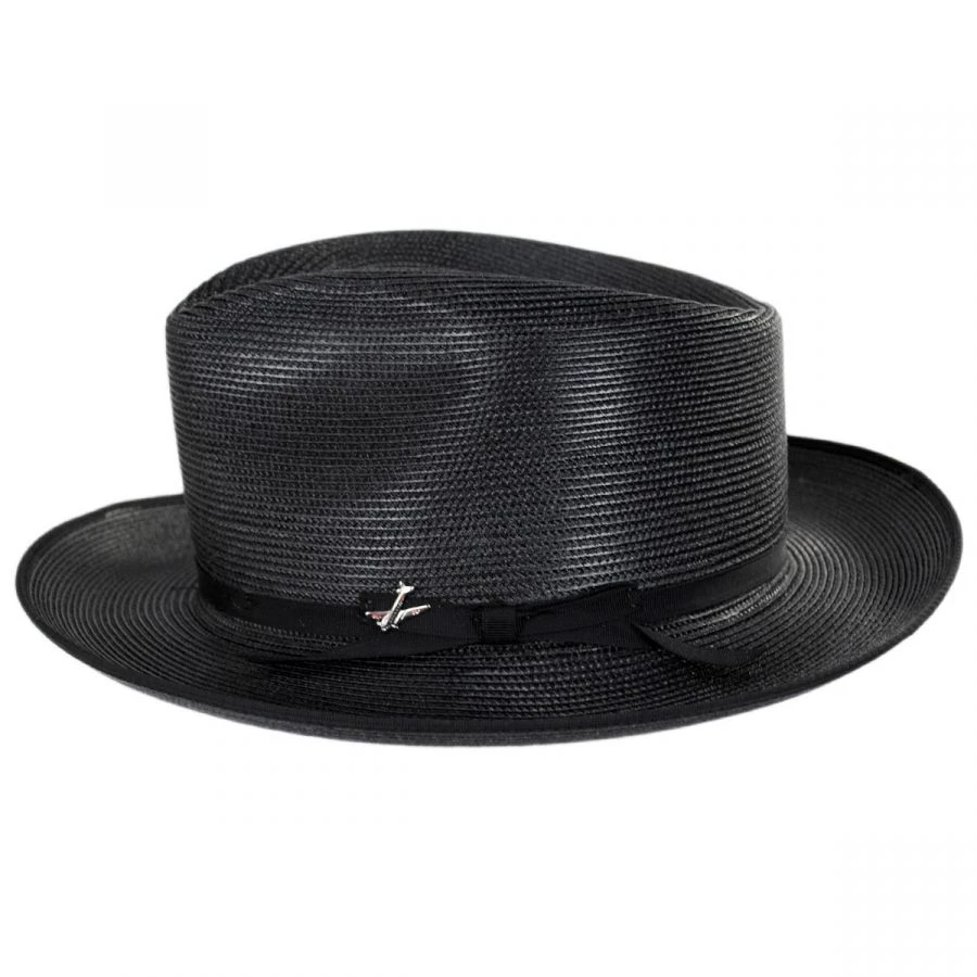 Stetson Stratoliner Milan Straw Fedora Hat 4 Stetson Stratoliner Milan Straw Fedora Hat - Image 2