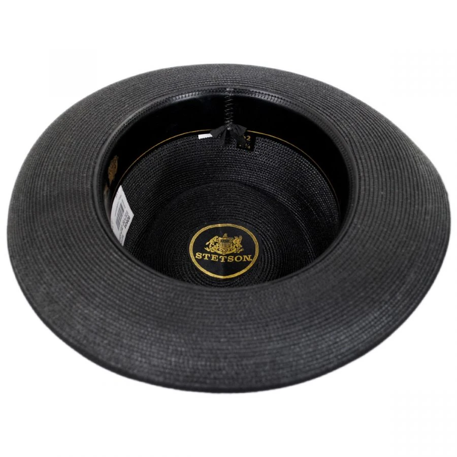 Stetson Stratoliner Milan Straw Fedora Hat 5 Stetson Stratoliner Milan Straw Fedora Hat - Image 3