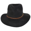 Brixton Hats Wesley Braided Toyo Straw Fedora Hat - Black/Brown 2 Brixton Hats Wesley Braided Toyo Straw Fedora Hat - Black/Brown -Brixton Hats shop 409524