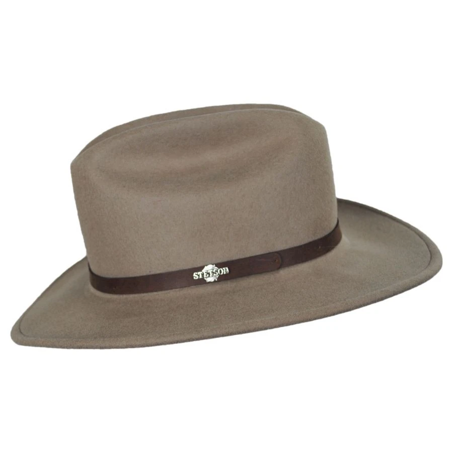Stetson Route 66 Crushable Wool Felt Cattleman Western Hat 4 Stetson Route 66 Crushable Wool Felt Cattleman Western Hat - Image 2