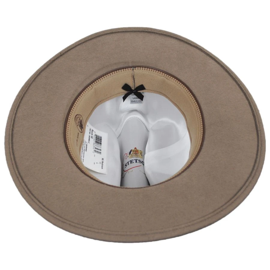 Stetson Route 66 Crushable Wool Felt Cattleman Western Hat 5 Stetson Route 66 Crushable Wool Felt Cattleman Western Hat - Image 3