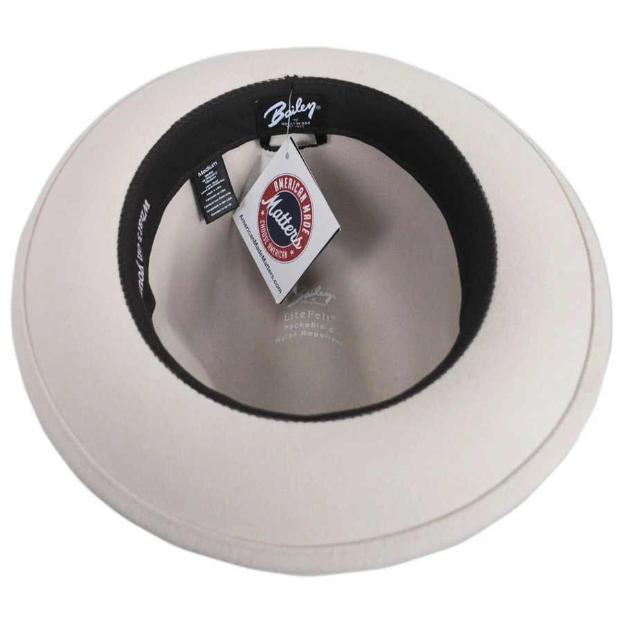 Bailey Acker LiteFelt Wool Fedora Hat 5 Bailey Acker LiteFelt Wool Fedora Hat - Image 3