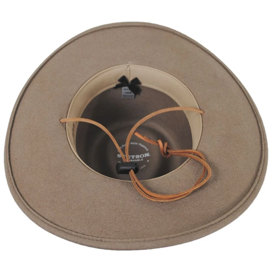 Stetson Sagebrush Crushable Wool Felt Outback Hat 5 Stetson Sagebrush Crushable Wool Felt Outback Hat - Image 3