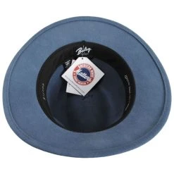 Bailey Curtis Wool LiteFelt Safari Fedora Hat - Light Blue -Brixton Hats shop 416376