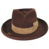 RENEGADE Casville Pencil Curl Brim Wool Felt Fedora Hat 2 RENEGADE Casville Pencil Curl Brim Wool Felt Fedora Hat -Brixton Hats shop 416648